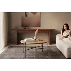 STOLIK KAWOWY z Drewna Litego  Dębowego - Jesionowego  STK-906